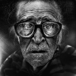 Black & white portrait