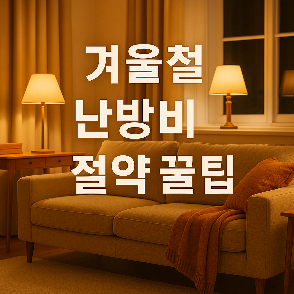 겨울철 난방비 절약 - 사진