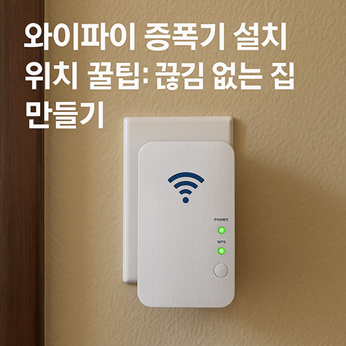 와이파이-증폭기-설치-위치-꿀팁-끊김-없는-집-만들기