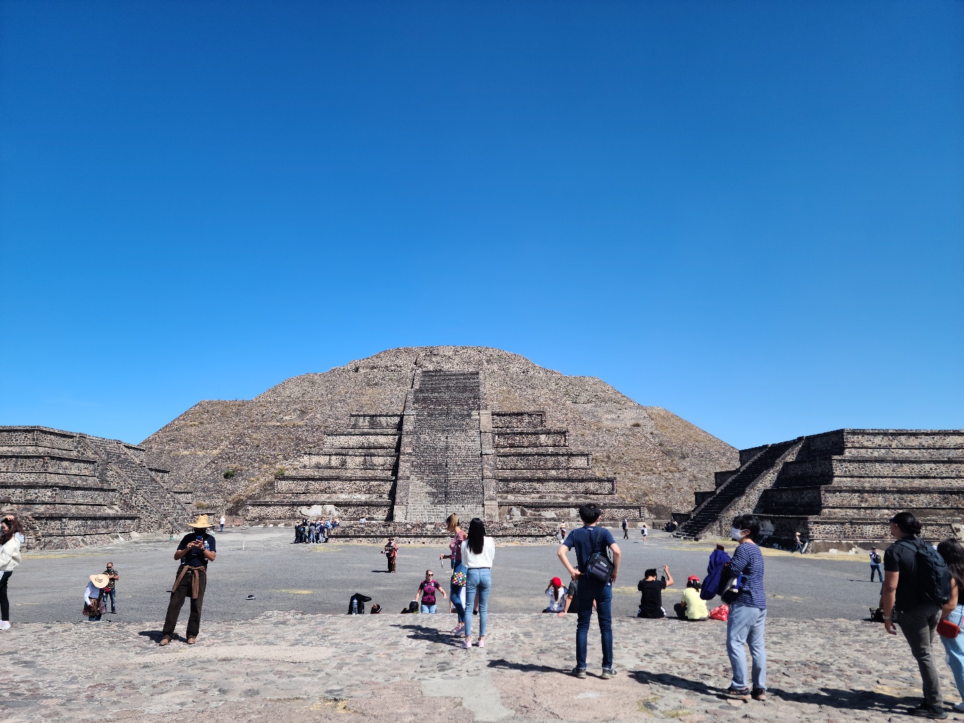 멕시코 고대 도시 피라미드 테오티우아칸(Teotihuac&aacute;n) 전경