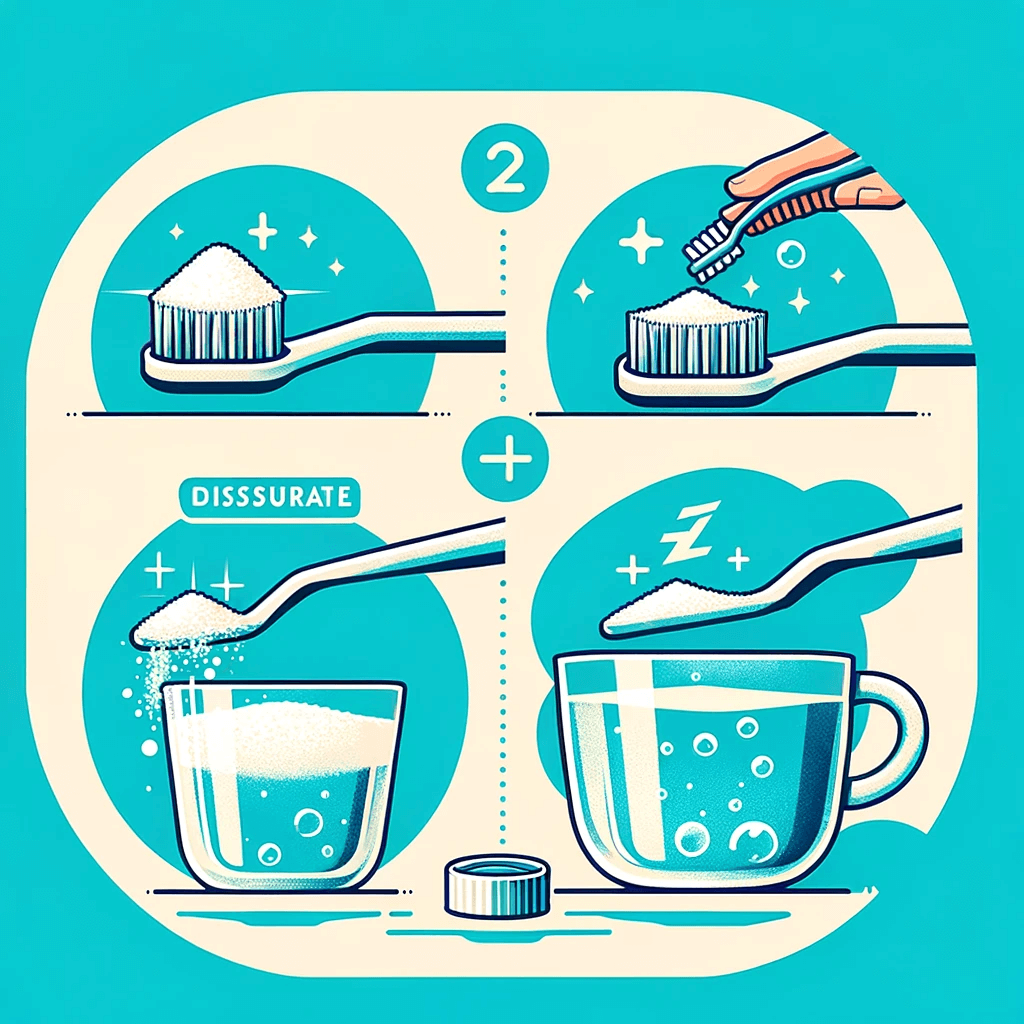 올바른 소금 양치 방법