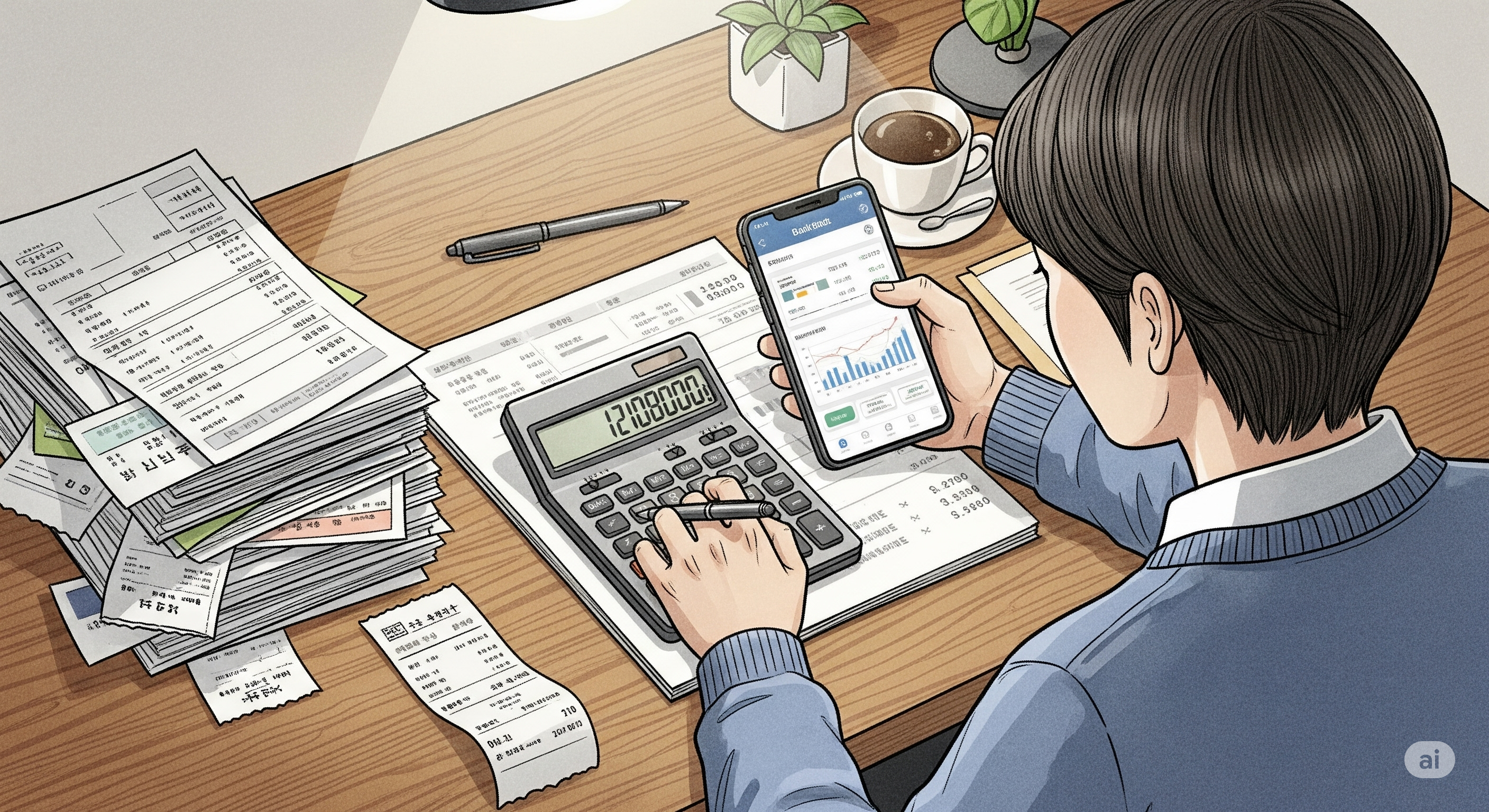 세금 절약을 위한 증빙 관리와 메모 작성의 중요성을 시각화