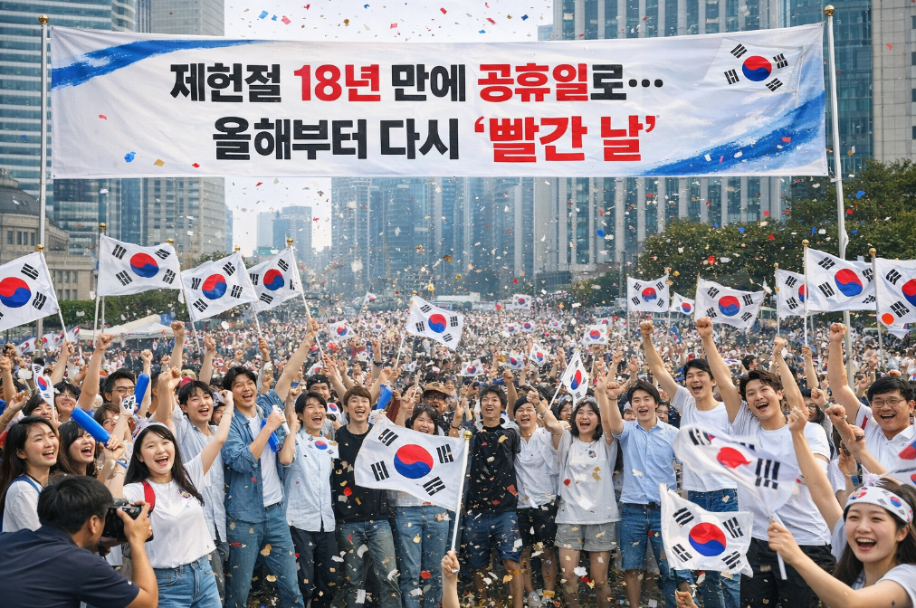 올해부터 제헌절 공휴일 부활, 18년 만에 빨간 날 된 이유