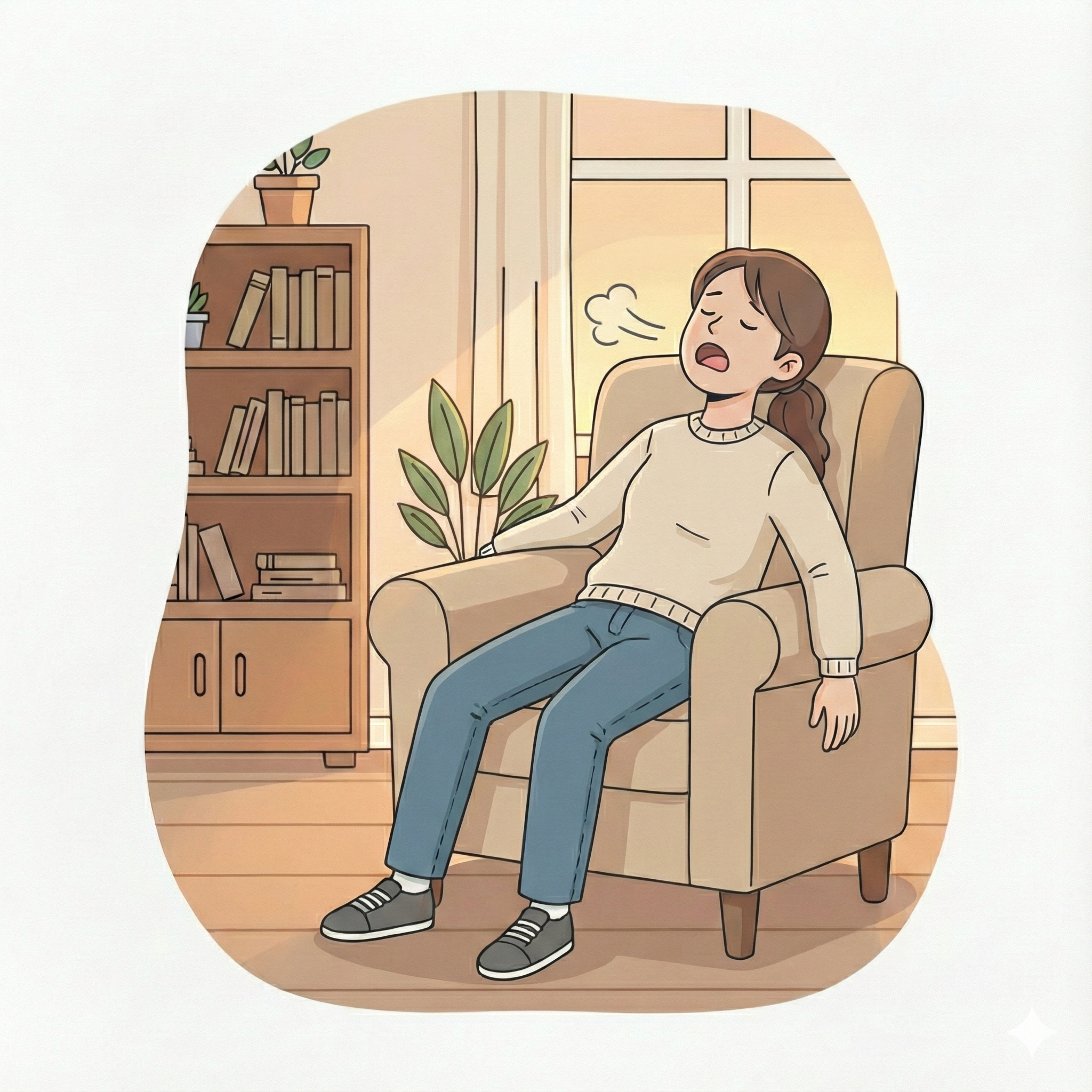 "땅이 꺼져라 쉬는 한숨", 사실은 살기 위한 본능? 폐포의 재설정과 미주신경의 과학