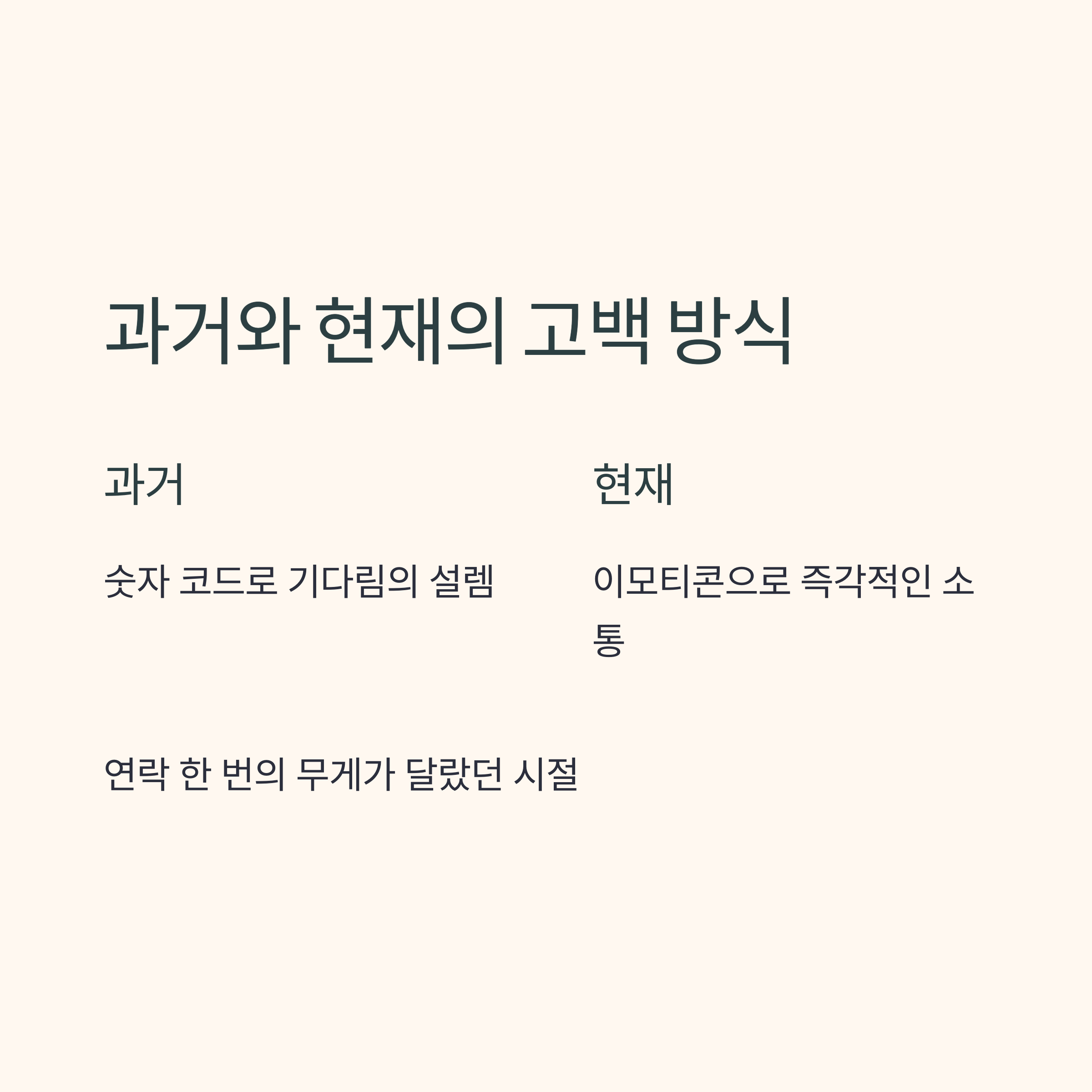 잊을 수 없는 숫자 고백들