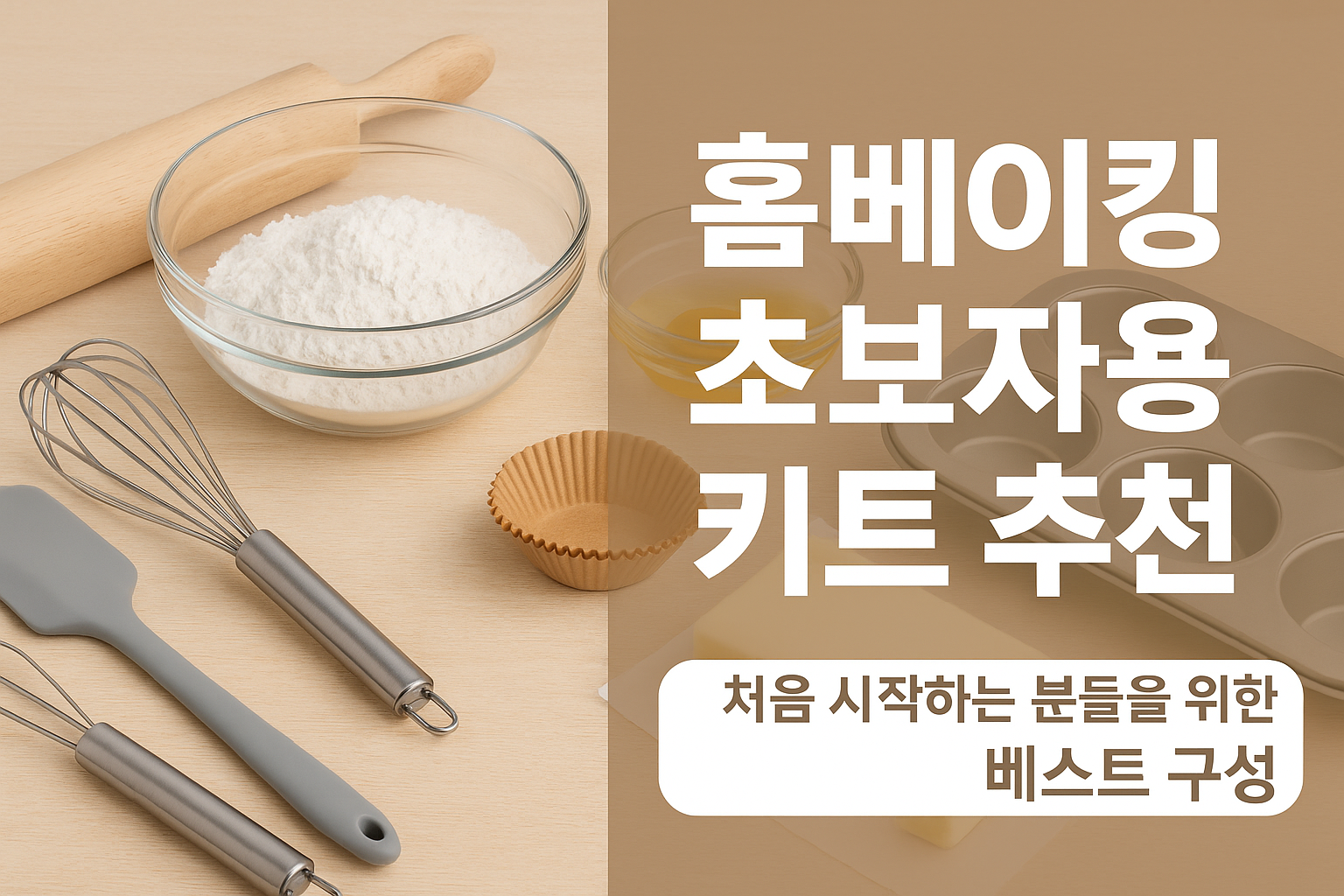 홈베이킹 초보자용 키트