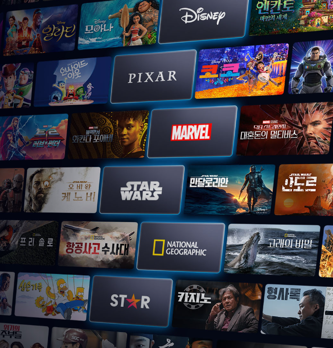 디즈니플러스 콘텐츠 종류