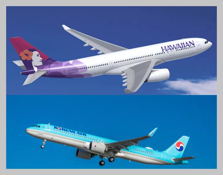 하와이안 항공 대한항공 마일리지 연계