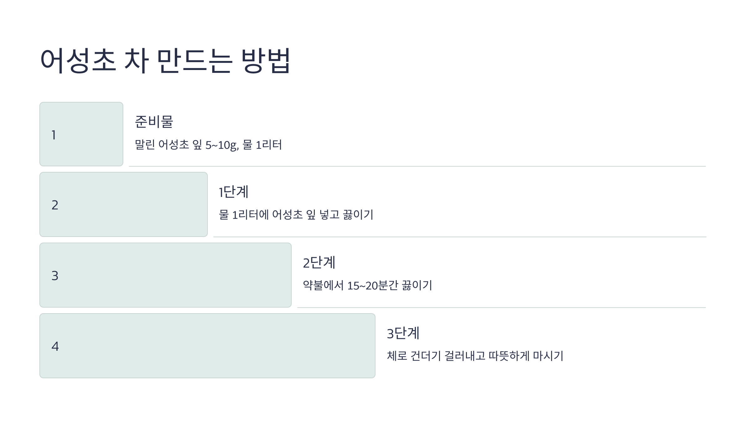 어성초 사진입니다.