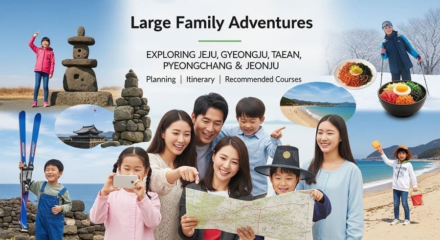 대가족 맞춤 국내여행 가이드: 계획, 일정, 추천코스 총정리