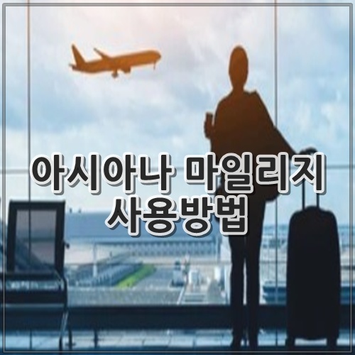 아시아나 마일리지 사용방법