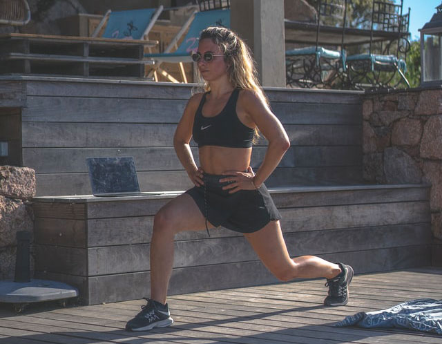 살빼는 방법 - 런지