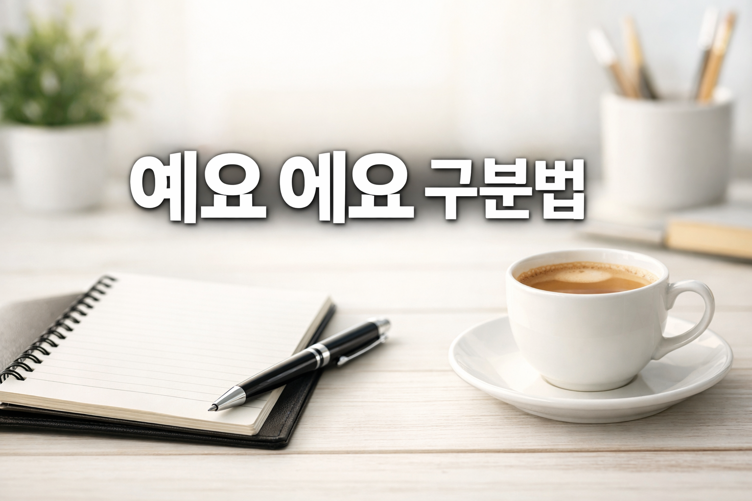 예요 에요 구분