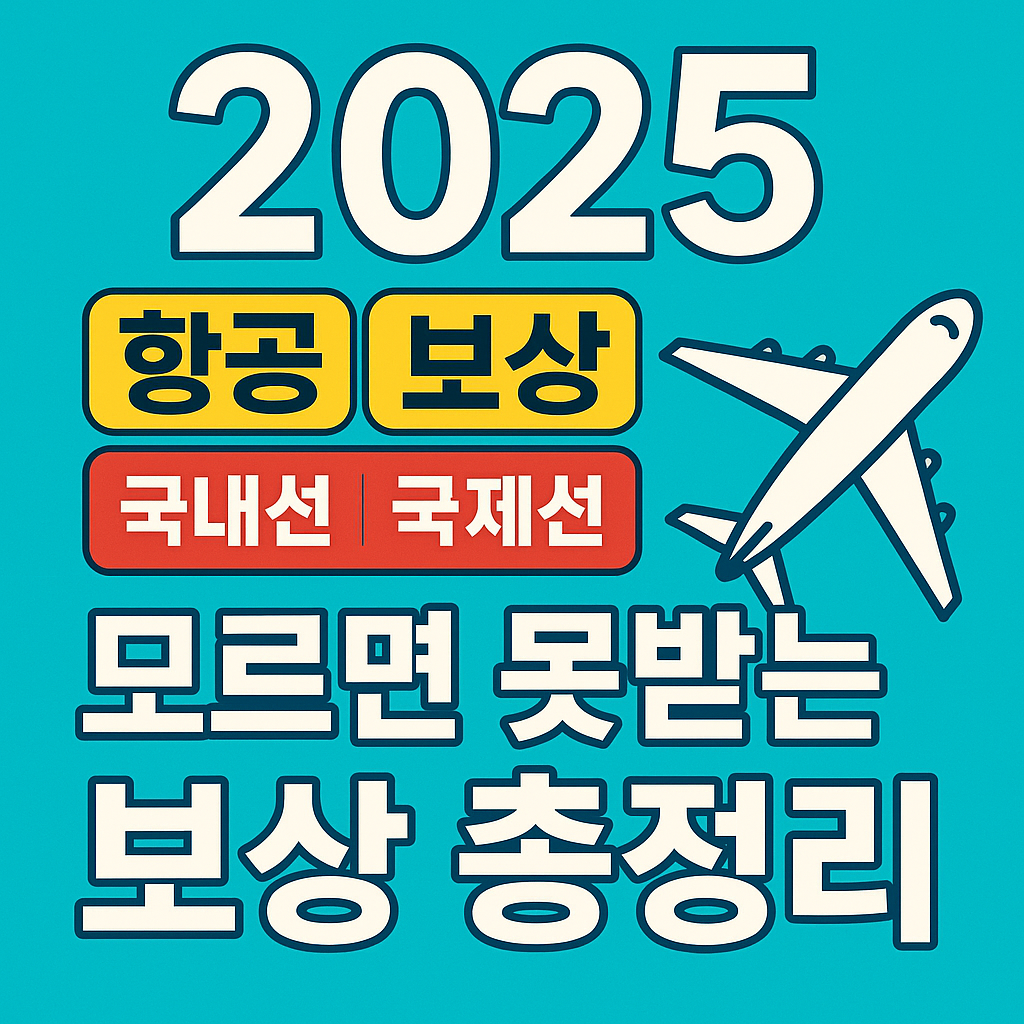 항공기 지연 보상 총정리