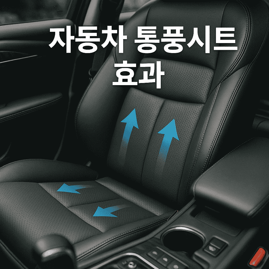 자동차 통풍시트 효과와 꼭 필요한 이유