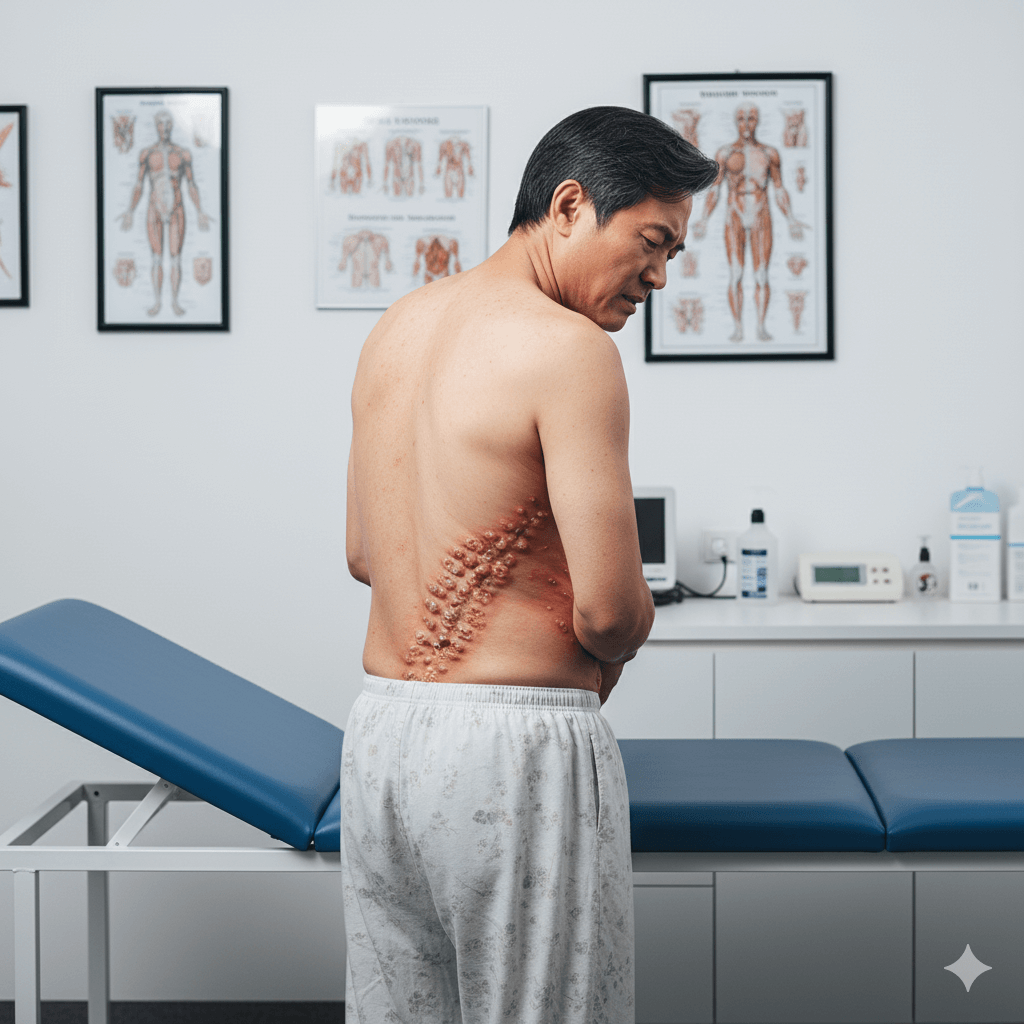 대상포진 증상 - 사진