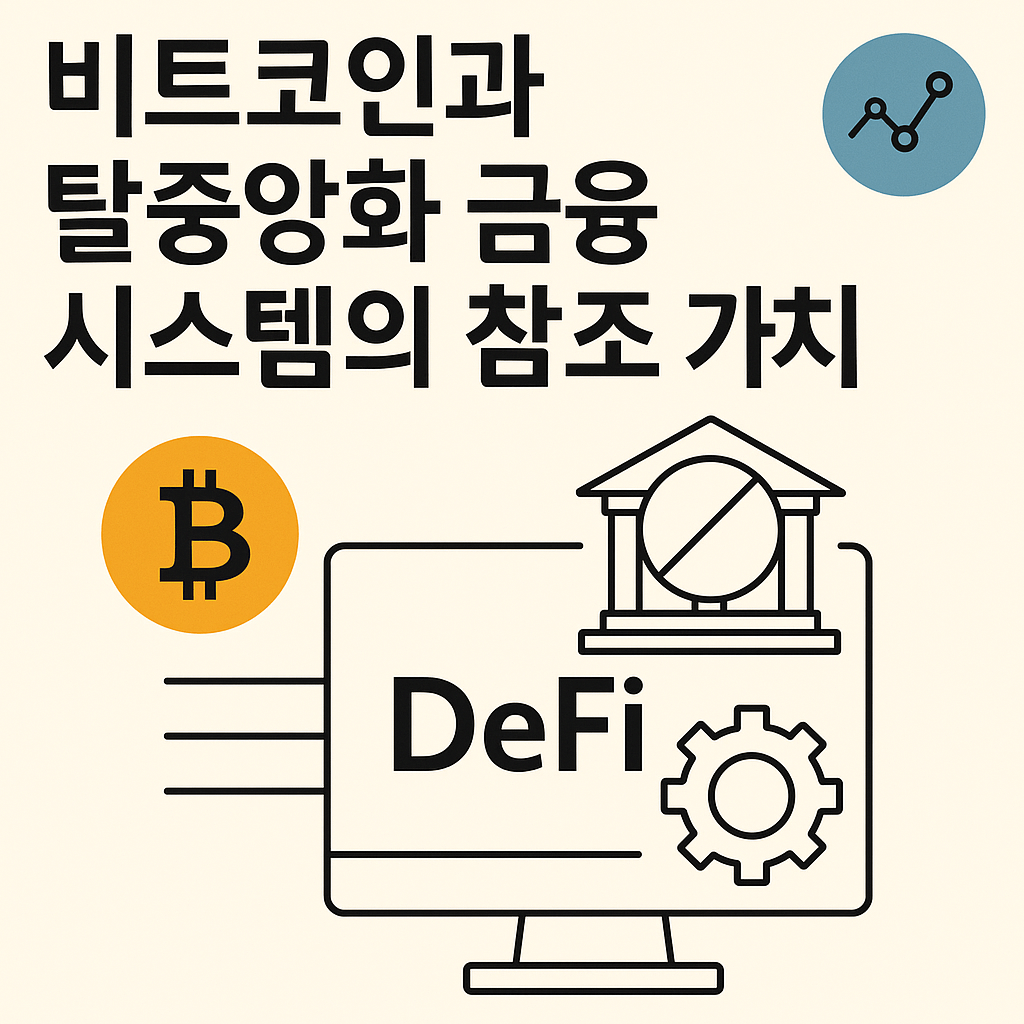 비트코인과 탈중앙화 금융 시스템의 참조 가치