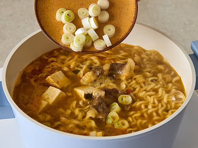 차돌된장라면 차돌된장찌개라면 차돌박이요리 추천 순하군안성탕면