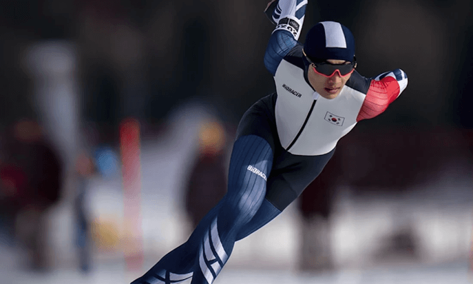 스케이트타는선수사진