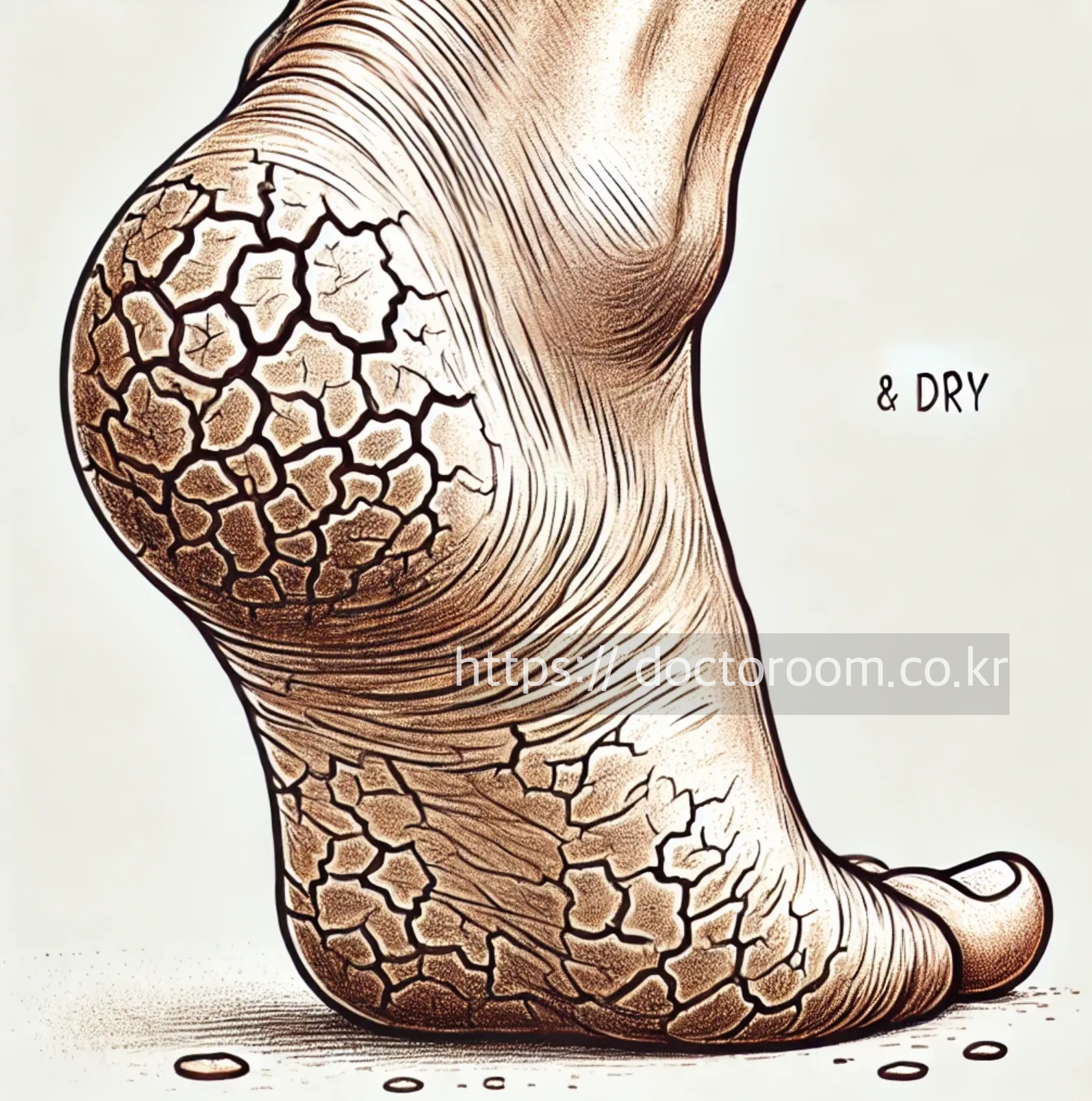 발뒤꿈치갈라짐