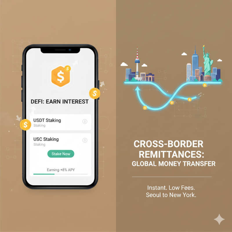 스테이블코인의 매력은 단순히 달러를 디지털화했다는 데 그치지 않고, 이 코인을 활용해 새로운 금융 활동이 가능하다는 점입니다