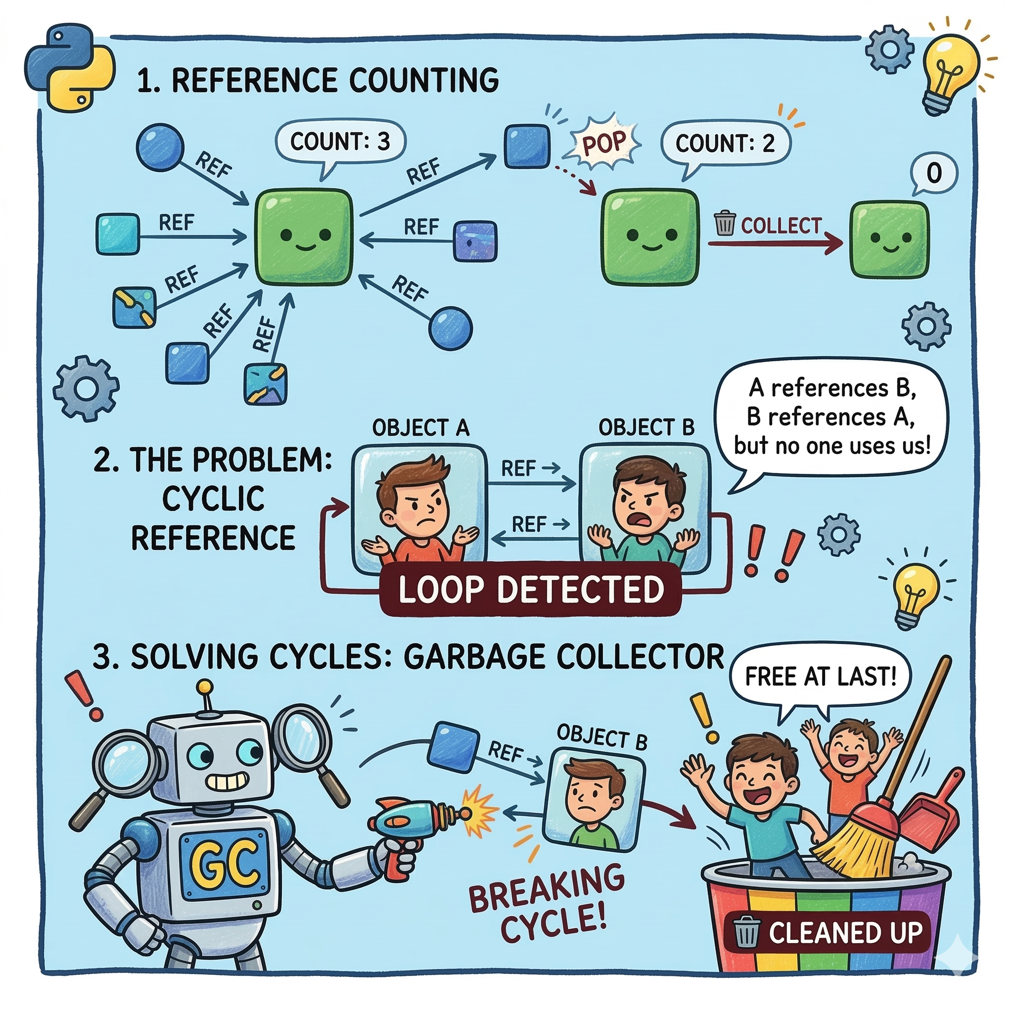 참조 카운팅(Reference Counting)