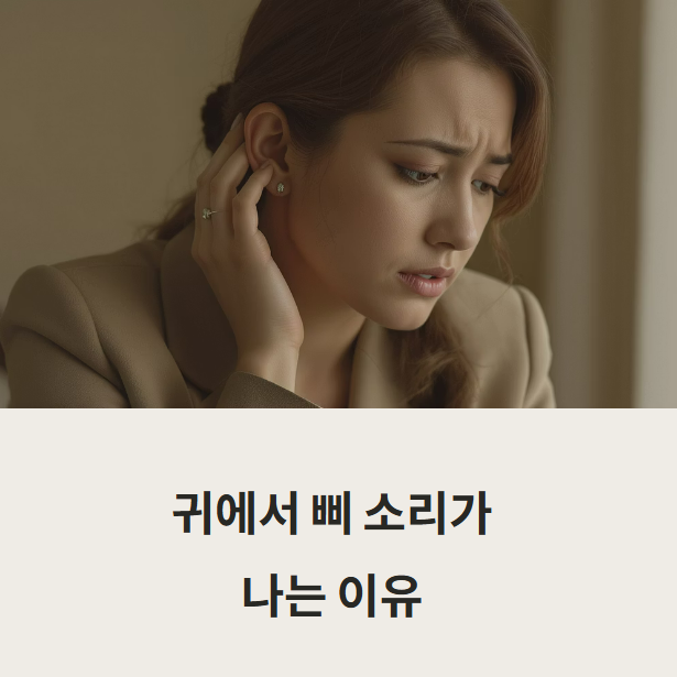 귀에서 삐 소리가 나는 이유