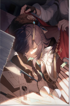 4성 광추 밤 인사와 잠든 얼굴