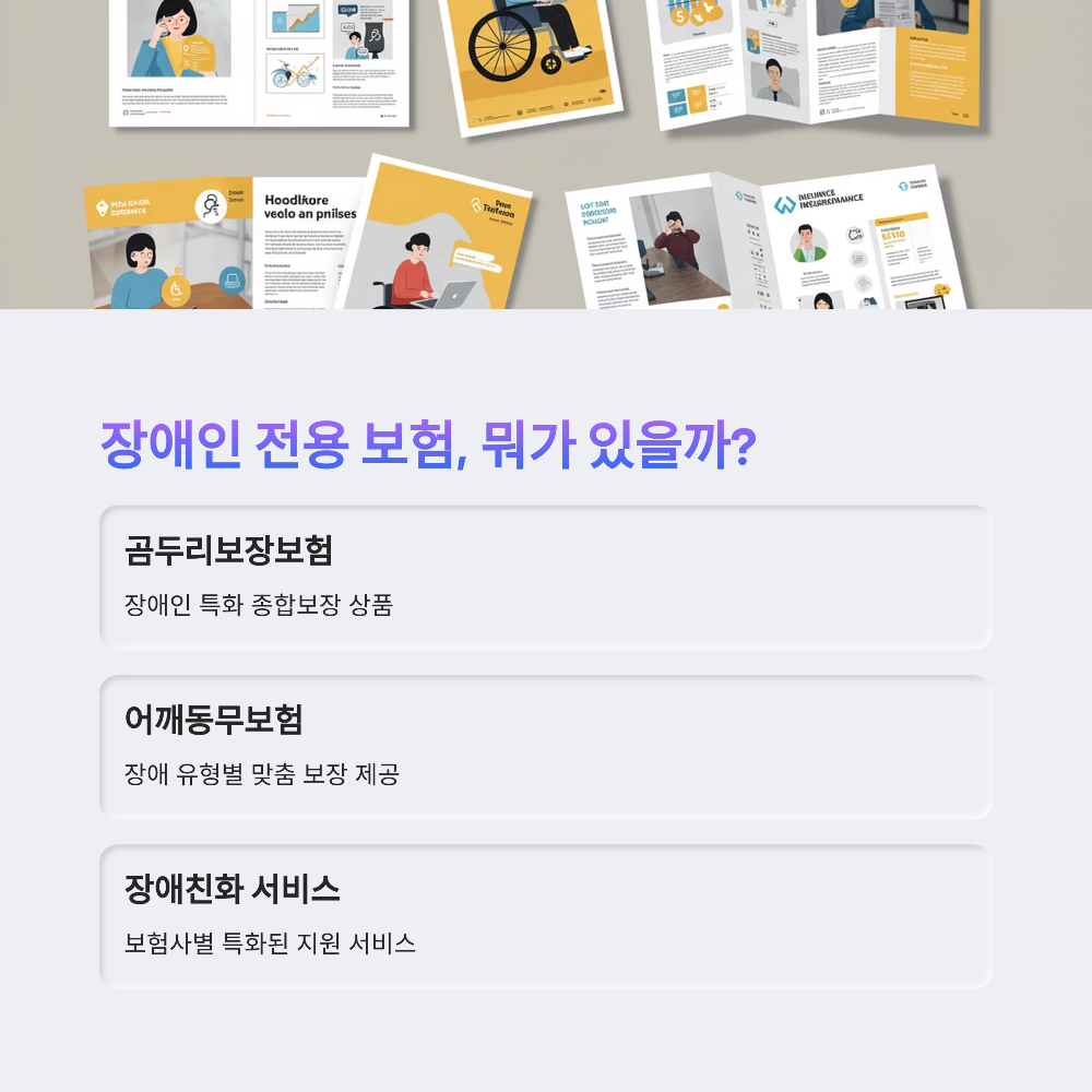 이 보험, 장애인도 가입 가능합니다|혜택까지 챙기세요
