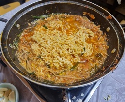 감자탕-라면사리