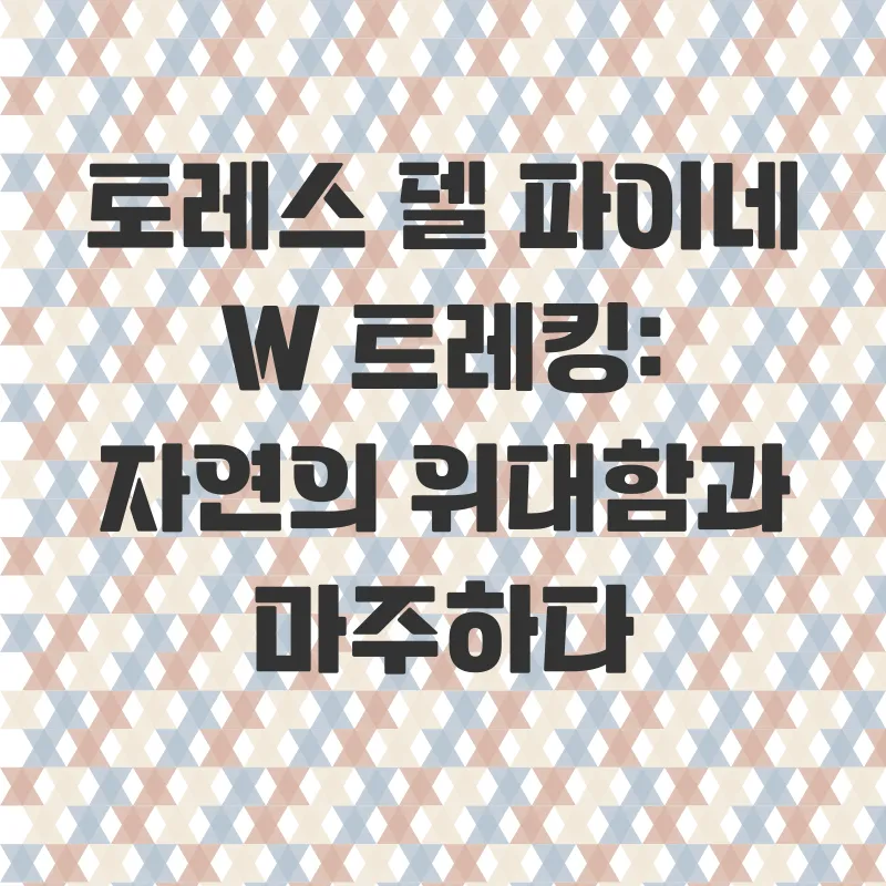 파타고니아 여행 계획_3