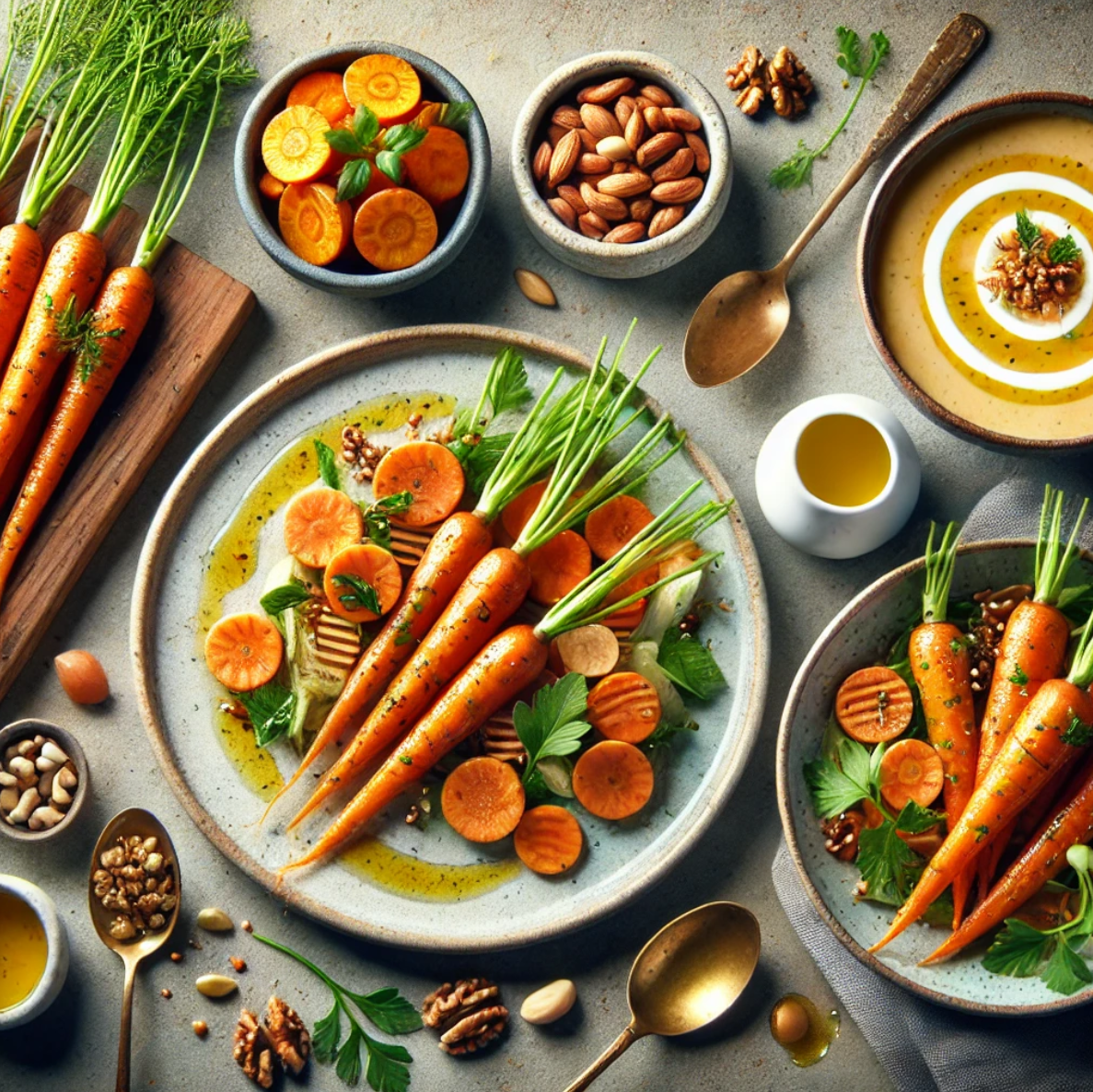 당근으로 만든 요리 사진