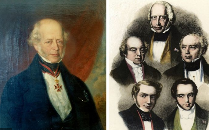 마이어 암셀 로스차일드과 다섯 아들