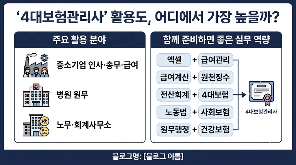 4대보험관리사 활용도, 어디에서 가장 높을까?