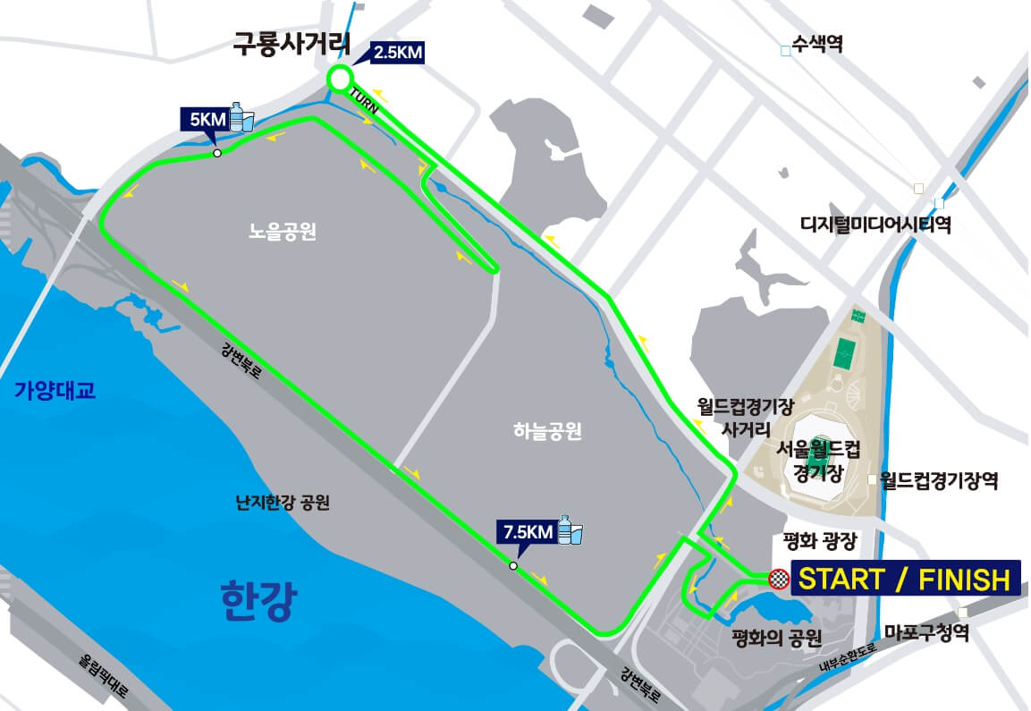 2024 YTN 서울투어마라톤대회 10km 코스