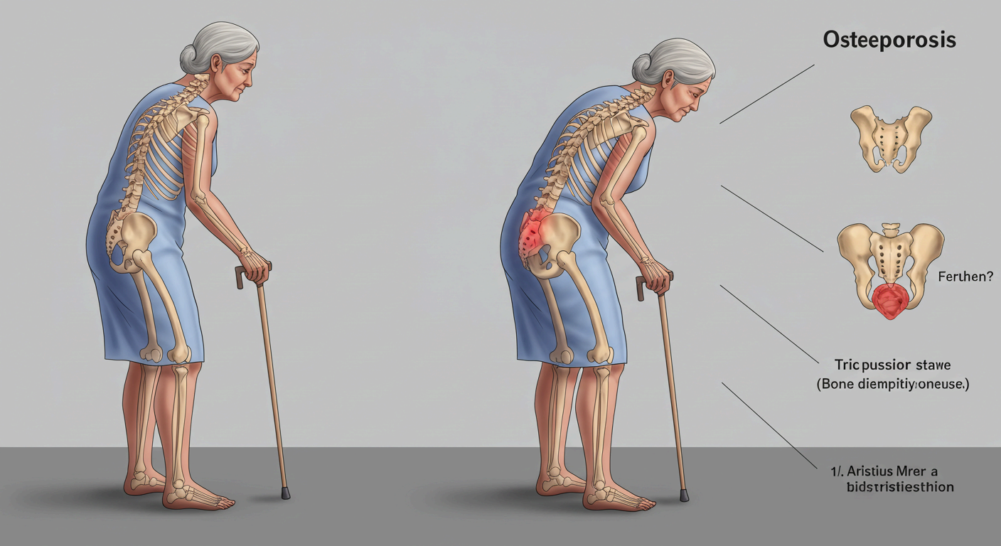여성 호르몬 감소가 골다공증 원인
