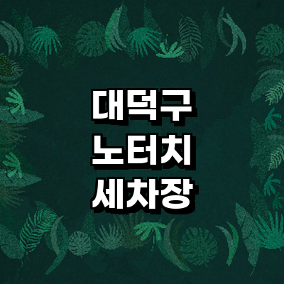 대전 대덕구 노터치 세차