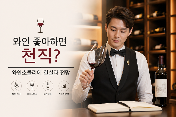 와인 좋아하면 천직? 와인소믈리에 현실과 전망