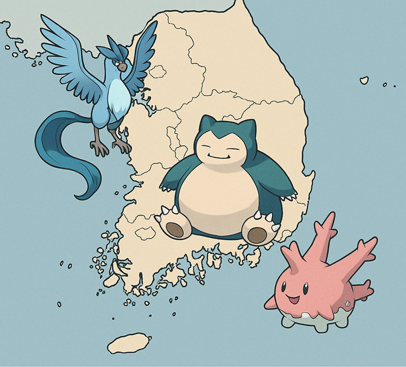 포켓몬고 지역별 출현 포켓몬 분석