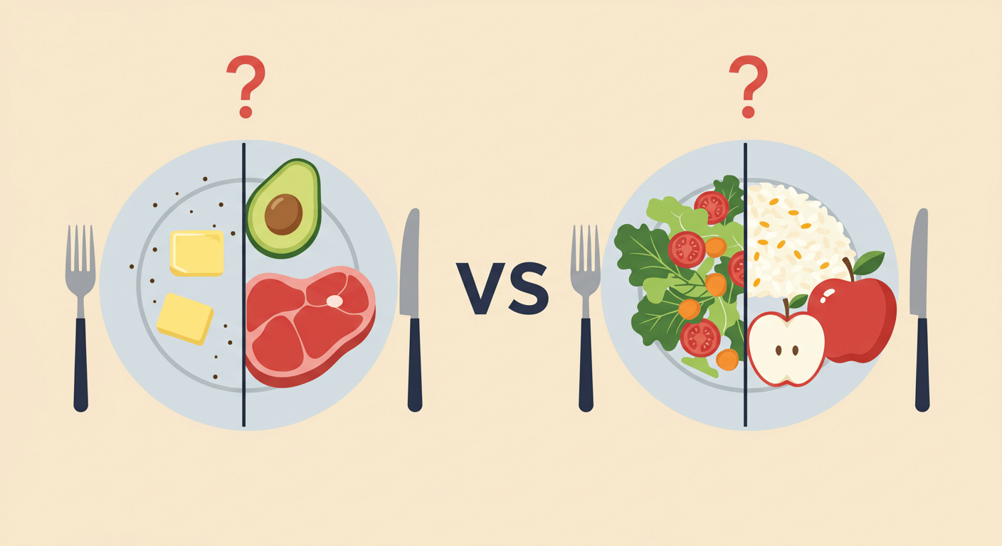 케토 vs 저칼로리: 핵심 차이점과 선택 기준