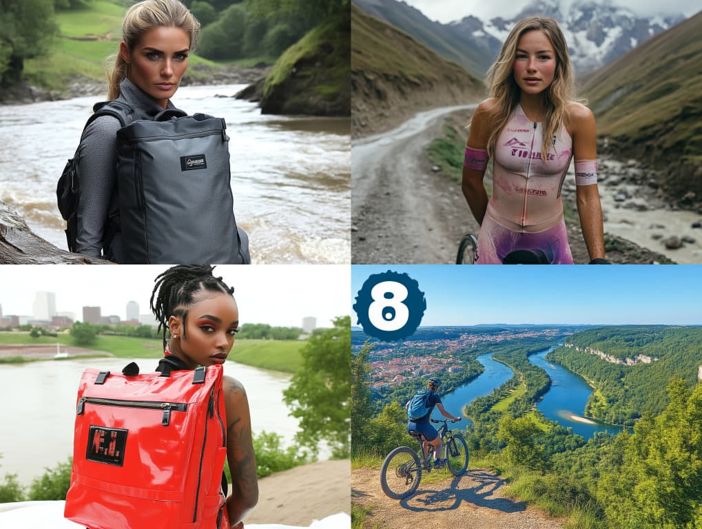 쾌적한 라이딩을 위한 복장과 가방 이미지드ㄹ