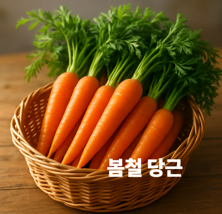 시력보호 야맹증예방 혈압조절 노화방지 봄철 당근 효능 영양성분