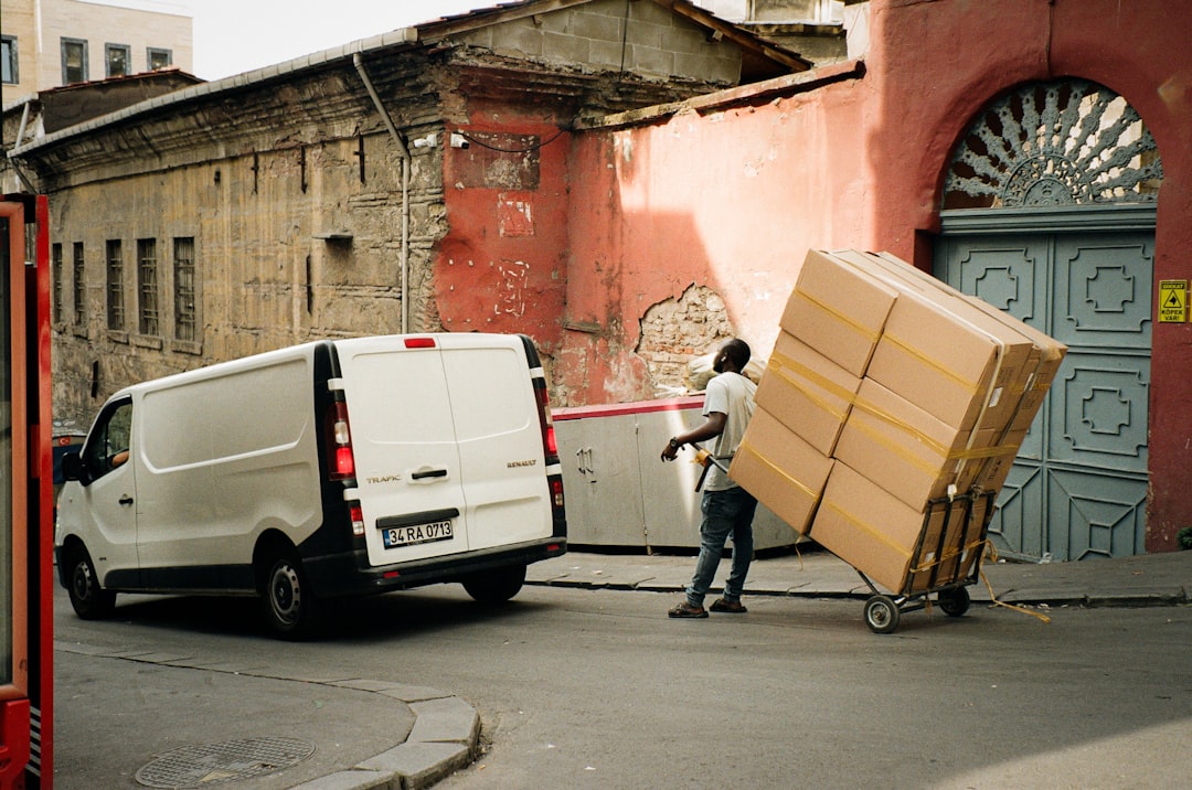 Moving box.