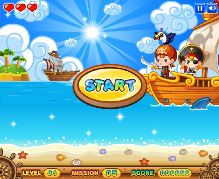 포로-구출-대소동-플래시게임-시작-화면