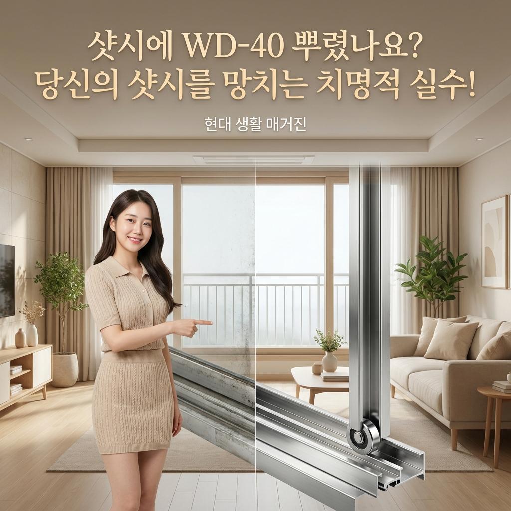 안양 아파트 샷시 수리 30평 롤러 모헤어 교체로 뻑뻑한 문 해결
