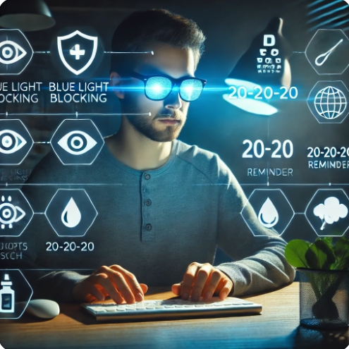 블루라이트 차단 관련 이미지