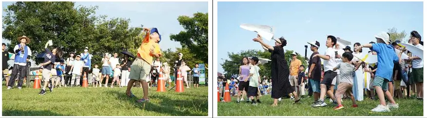 2023년-한강-종이비행기-대회-참가자-모습