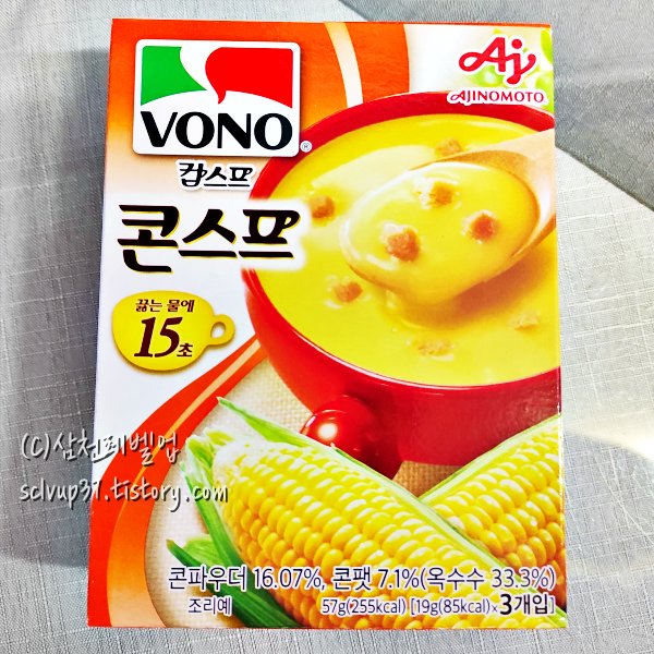 농심 보노 콘스프 57g 컵스프 3개입