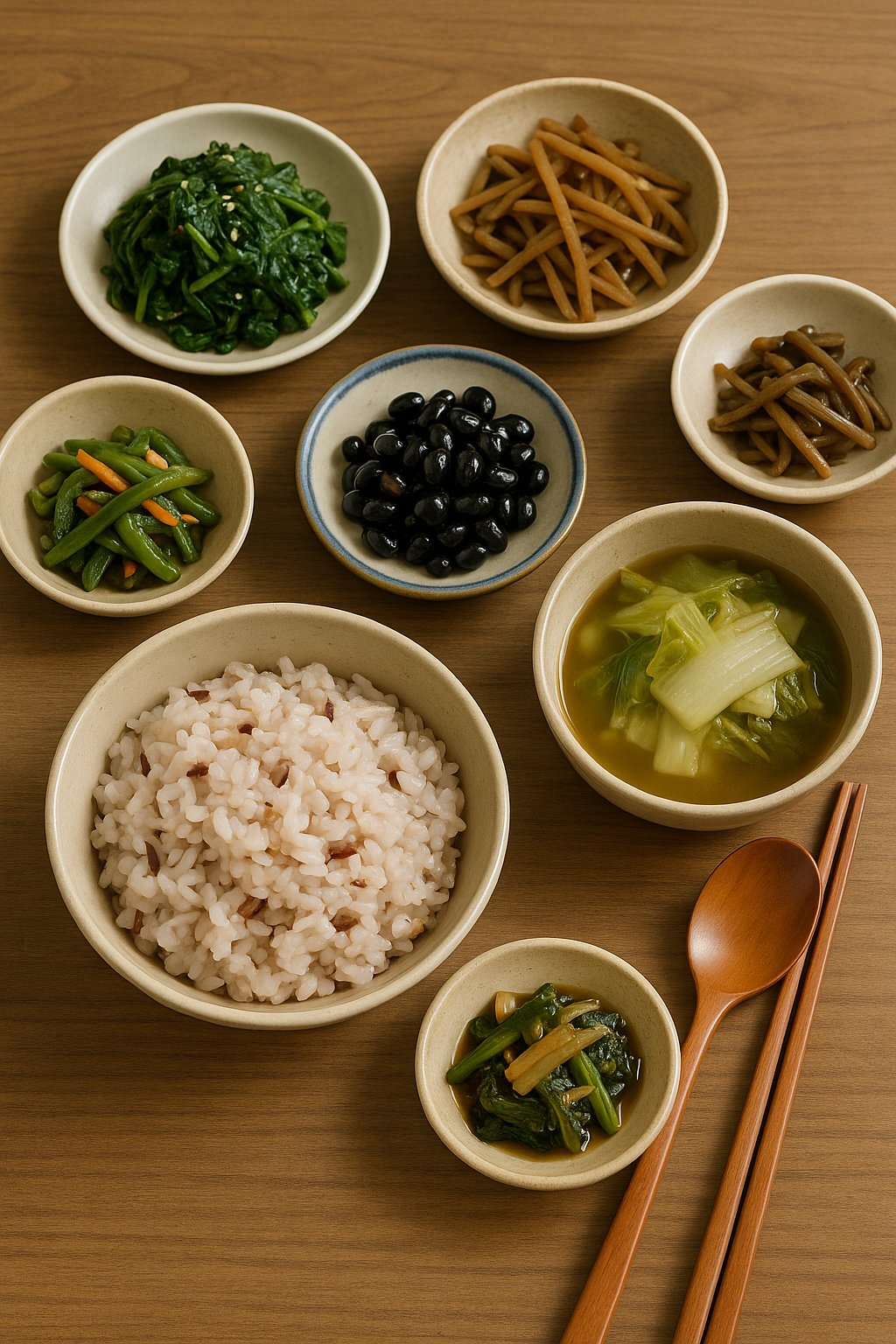 당뇨에 좋은 한식 반찬 (혈당 조절, 식이섬유, 저염 식단) 관련 사진