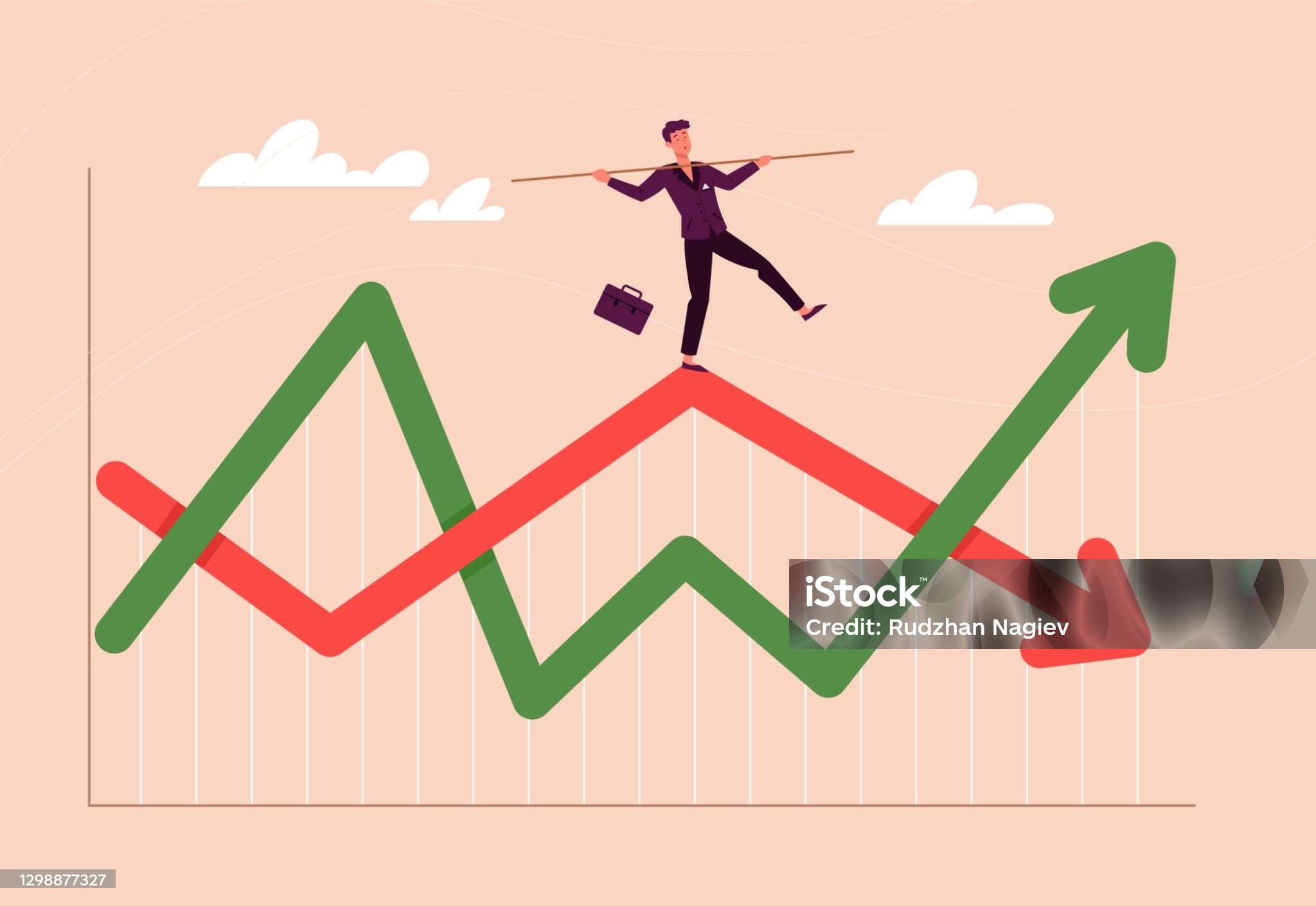 네 마녀의 날, 주식시장 가격 변동 관련 그림